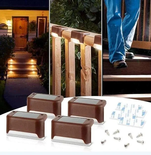 Papapick - LED Solar Lamp Path Staircase Outdoor Waterproof Wall Light🔥BUY MORE SAVE MORE