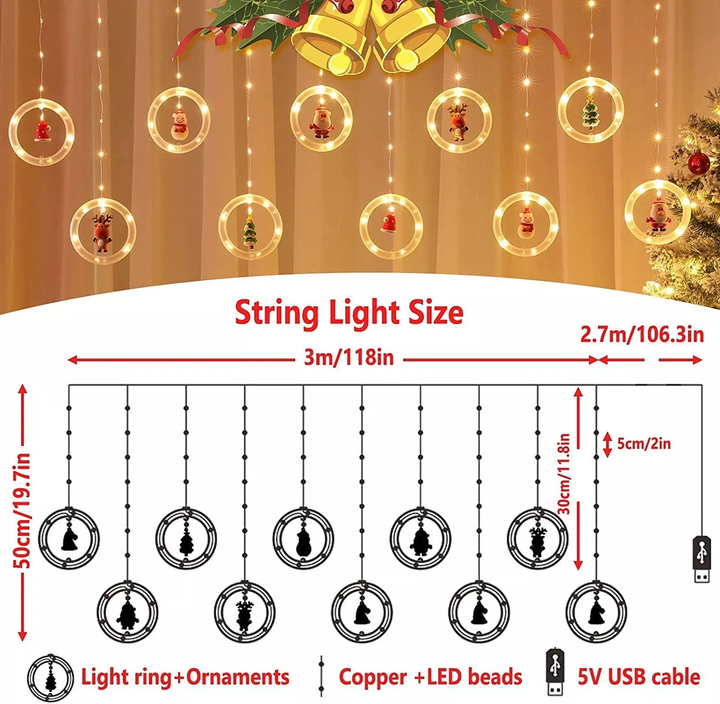 Christmas String Light Size