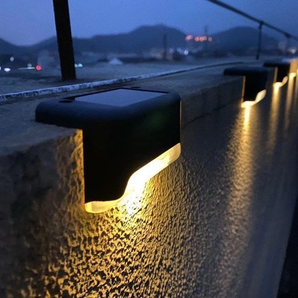 🔥LED Solar Lamp Path Staircase Outdoor Waterproof Wall Light🔥