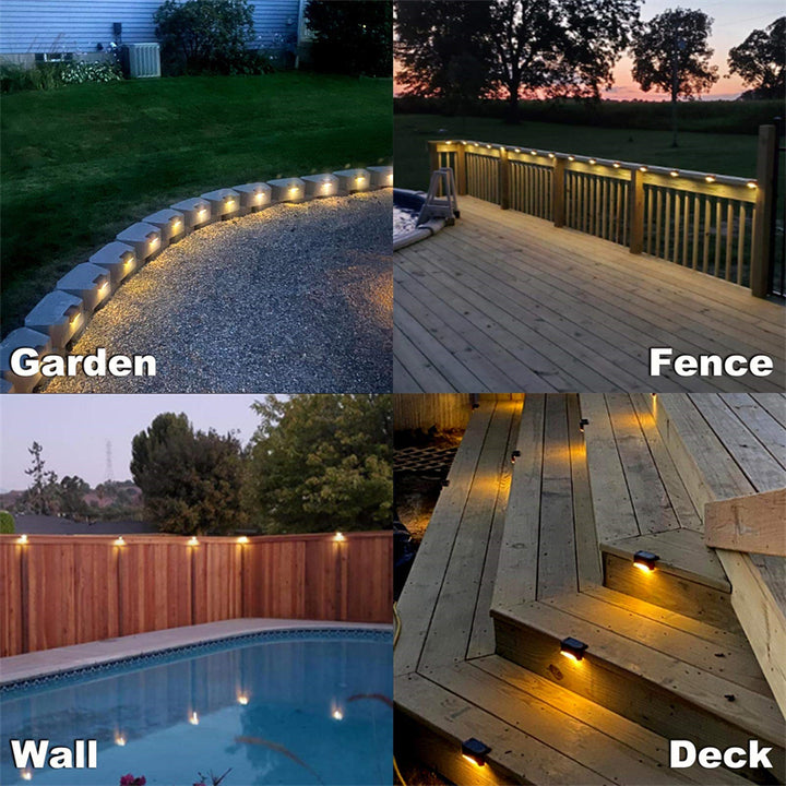 Solar fence lights usage scenarios 2