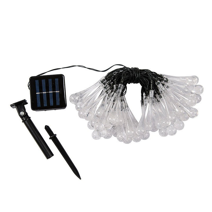 Solar water drop light string accessories