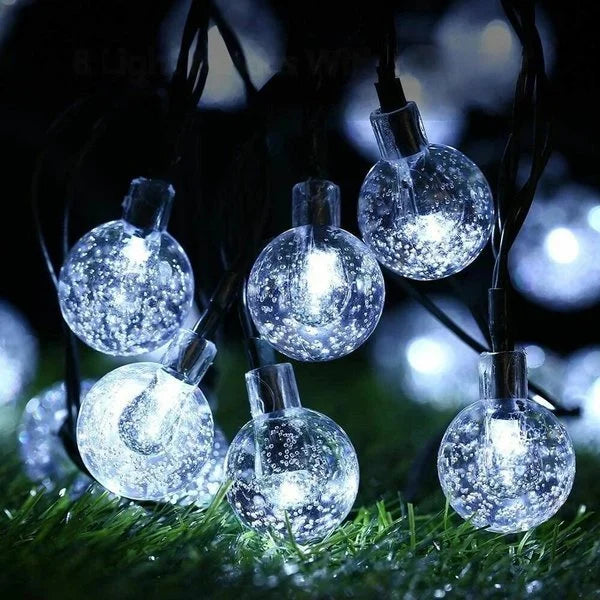 Papapick - Waterproof Solar Powered LED Outdoor String Lights