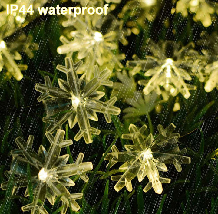 Papapick™丨Holiday Solar snowflake string lights