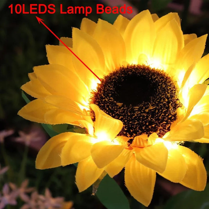 papapick Sunflower Solar Lights close shot