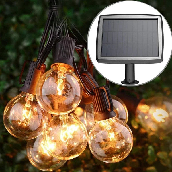 Papapick - Waterproof Solar Powered LED Outdoor String Lights