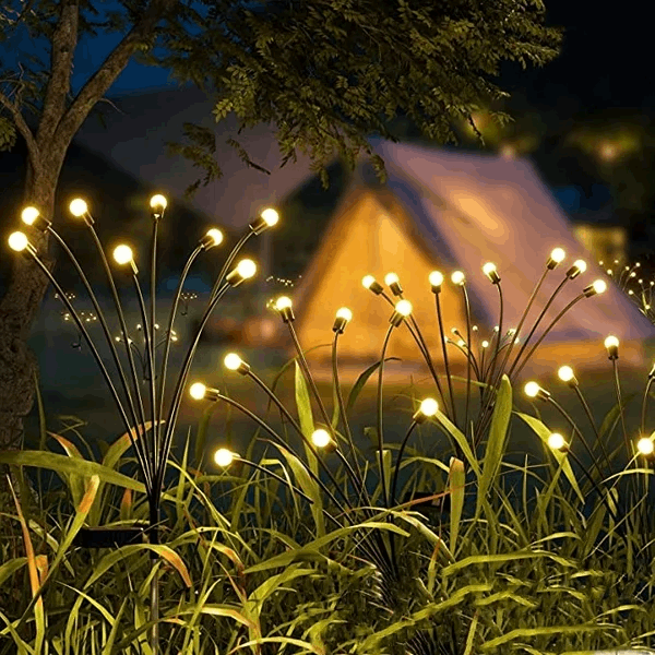 solar firefly garden lights