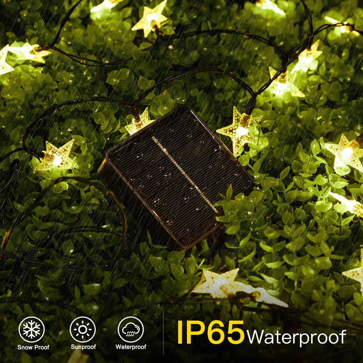 waterproff solar star lights